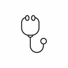 stethoscope doctor icon sign vector