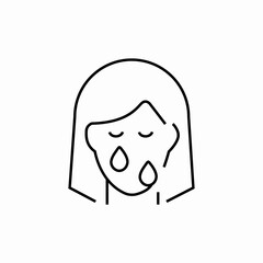 fragile girl icon sign vector