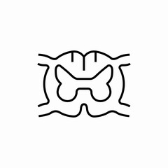 hip joint icon sign vector