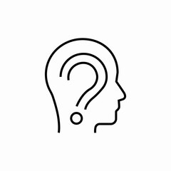 user question icon sign vector