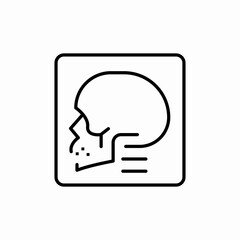 X ray machine icon sign vector