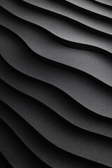 Obraz premium abstract wavy texture in black