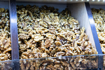 ingredient closeup nut food diet raw organic walnut fruit seed healthy group brown whole snack