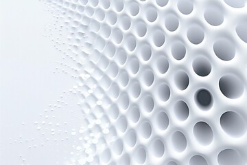 Grungy Dotted Frame on White Halftone Background with Gray Copy Space