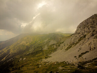 aerial view of the national park , Ilgaz mountain, Kure Mountains National Park