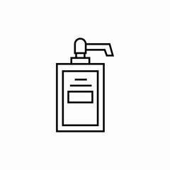 liquid soap icon sign vector