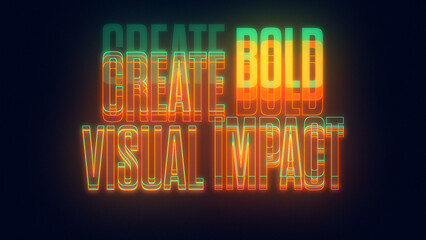 Angle Neon Titles
