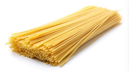 Spaghetti isolated on white background pasta