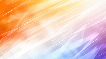 Vibrant Color Flow: Orange Blue Purple Abstract Banner with Gradient and Grainy Background, Perfect for Copy Space.