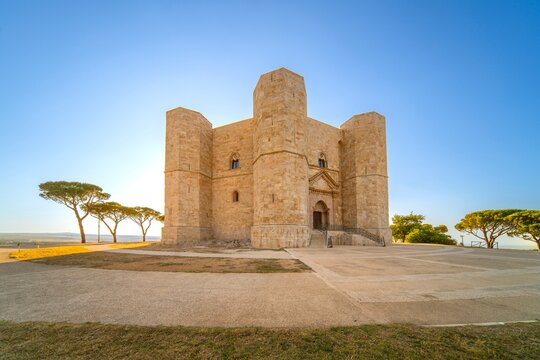 Fortress of Frederick II of Swabia, Castel del Monte, Andria, Western Murge, Barletta, Puliglia, Italy