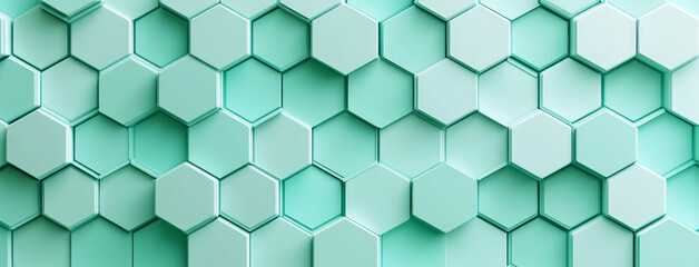 Light green hexagonal background forming abstract pattern