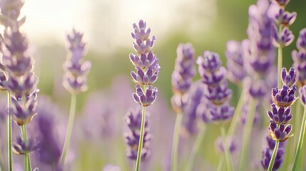 Obraz premium A close-up photo of a collection of flowers with a blurry background featuring flowers in focus