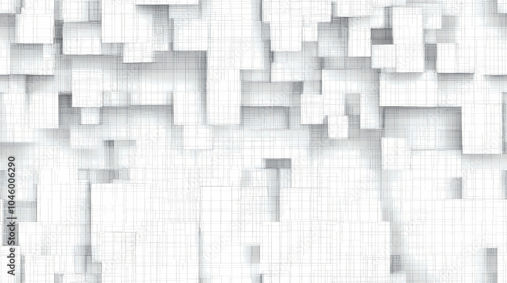 Aufkleber innovative cubes background representing advanced technology concepts in a digital workspace