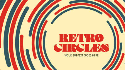 Retro Circles Titles