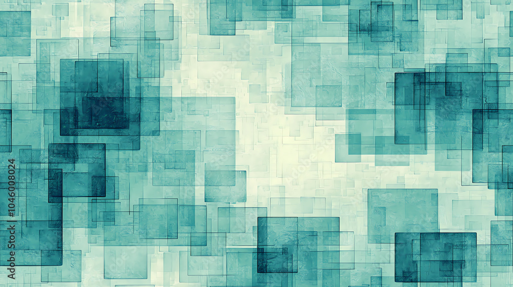 Aufkleber abstract digital cubes background creating a futuristic atmosphere of technology and innovation