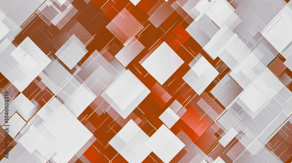 Poster dynamic cubes create a captivating technology-themed background with lively colors and shapes