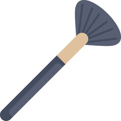 Makeup brush with soft bristles for blending and contouring, creating a flawless makeup look