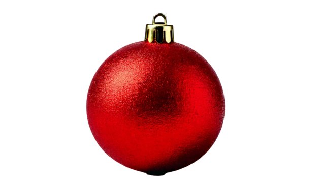 Red Christmas ball cutout