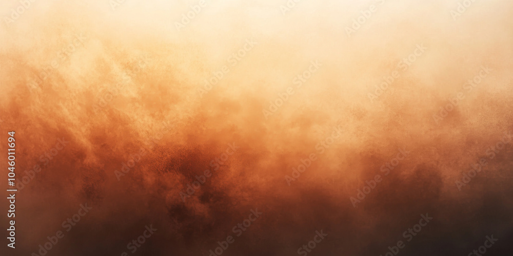 Poster abstract background with a grainy texture moving from pale peach to burnt sienna. create a soft, dif