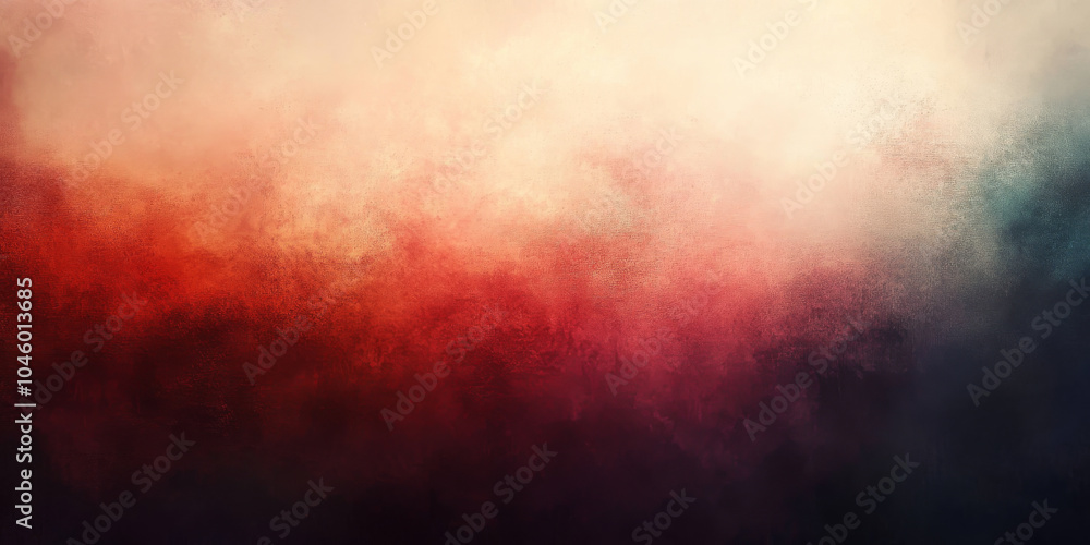 Poster abstract textured background featuring deep scarlet and fading into a dark, muted red. add fine grai
