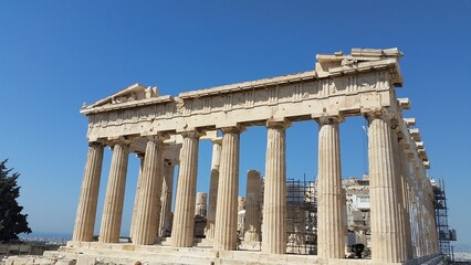 Obraz premium view of greek parthenon