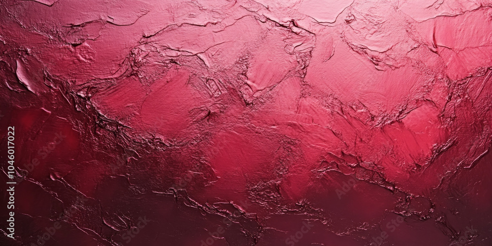 Poster abstract background featuring a rough red texture with a gentle gradient fading from vibrant crimson