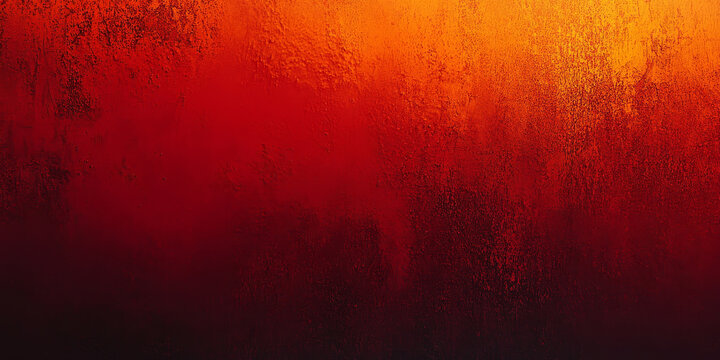Bold crimson to burnt orange grainy gradient abstract background, featuring noise texture for a dramatic and captivating header or poster design
