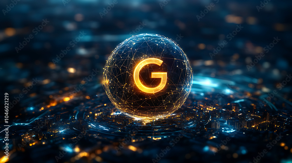 Aufkleber 5G wireless network high speed internet cloud computing or connect diagram technology Data storage service synchronize online financial Connectivity global smart city