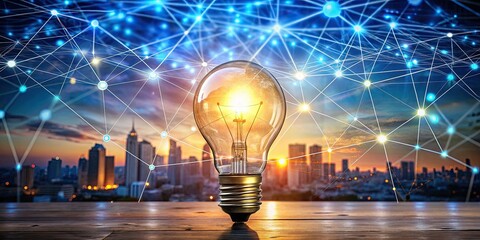 Transform 2024 with groundbreaking ideas: a synergy of lightbulbs and technology that highlights creative business solutions, driving innovation and inspiration for endless possibilities ahead.
