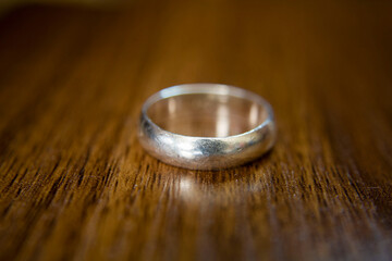 Closeup of a 925 silver ring 2