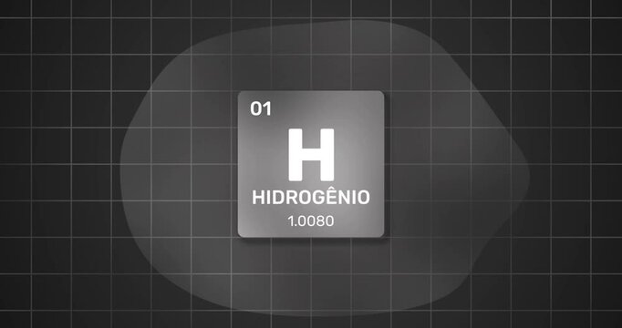 Hidrog&ecirc;nio chemical element Periodic Table