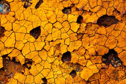 Vibrant Textures of the Rio Tinto Mines, Huelva