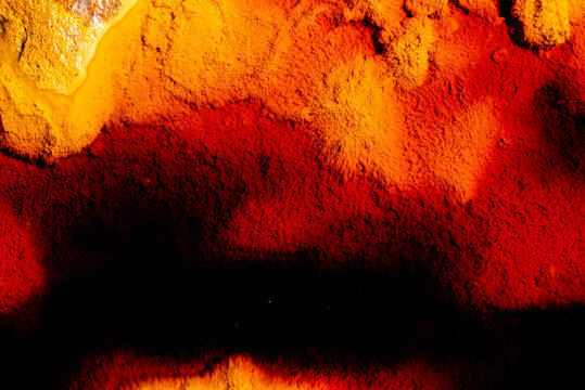 Vibrant Rio Tinto Mine Textures and Colors