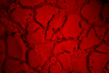 Vivid red texture of Rio Tinto's Martian-like landscape