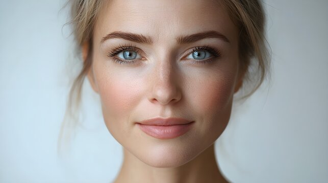 Detailed blog post on facelift transformation, before-and-after images illustrating emotional and physical rejuvenation, Digital Rendering, Bright Lighting