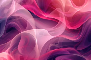 Obraz premium Abstract Swirling Pattern in Pink and Purple Hues