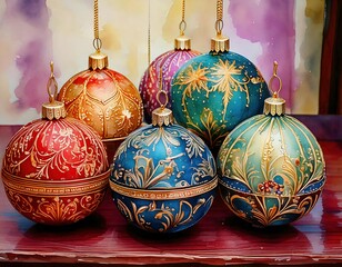 Fancy Christmas Ornaments