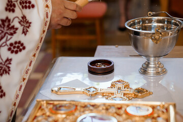 Sacred Ritual of Blessing with Cross and Chalice
