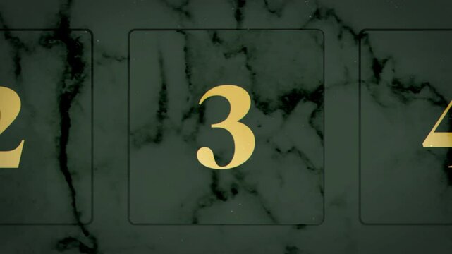 Christmas Advent Calendar Animation, Door Number 3, Green Screen Reveal Transition, Xmas Advent Calendar Doors