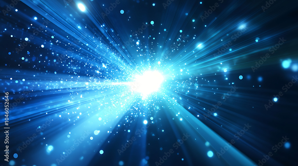 Poster vector abstract science futuristic energy technology concept digital image of light rays stripes lin