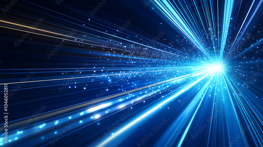 Aufkleber vector abstract science futuristic energy technology concept digital image of light rays stripes lin
