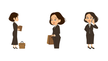 woman business illustration