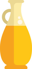 This glass jug is full of freshly squeezed orange juice, perfect for breakfast or a refreshing drink