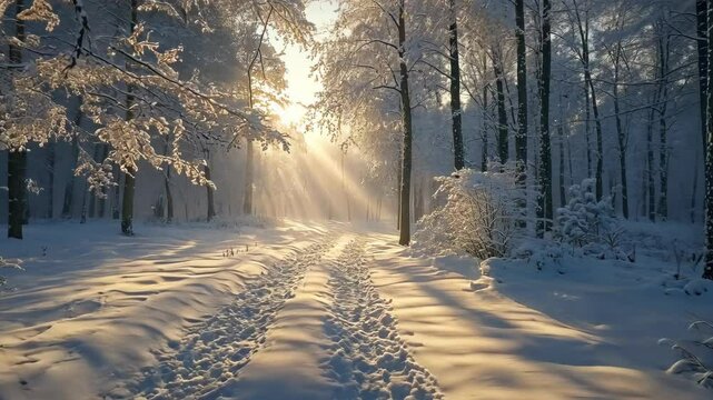 A gentle snowfall, where the world seems to pause under a blanket of white, transforms everyday scenes into extraordinary winter moments. . Video