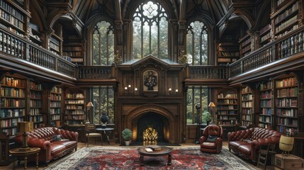 Fototapeta premium A Grand Library