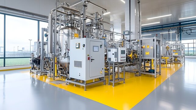 Cutting edge Biodiesel Processing Facility Showcasing Innovative Clean Energy Solutions and Sustainable Manufacturing Practices