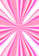 The background image is in pink tones, using shapes to arrange. Composition with gradation used for graphics