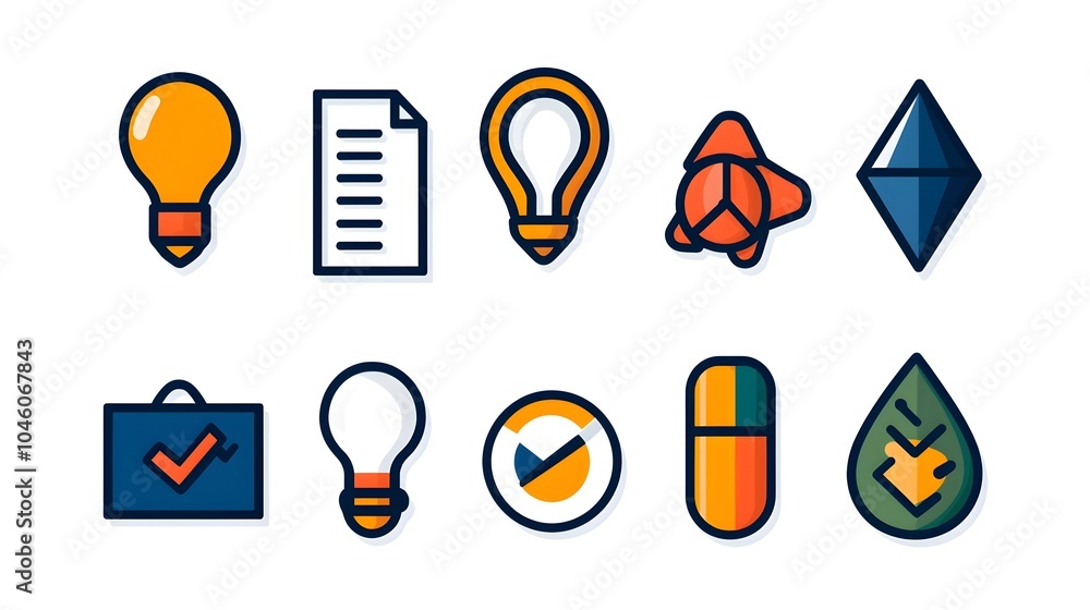 Leinwandbilder line style of web icons featuring data collection survey results and price analysis concepts   perfect for modern website and app design digital analytics and business intelligence visualization