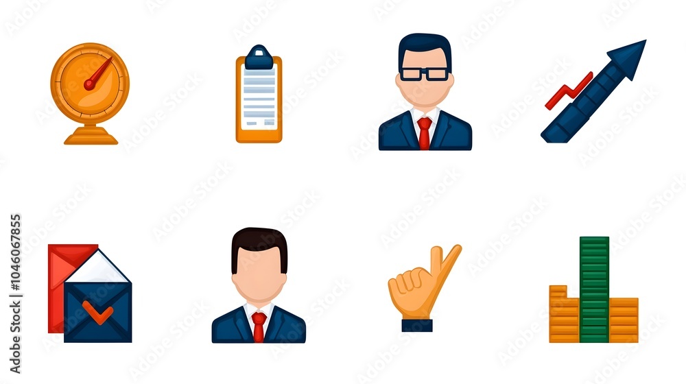 Poster A set of minimalist line icons designed for web and digital applications featuring data collection survey results and price statistics for market analysis and data driven business intelligence