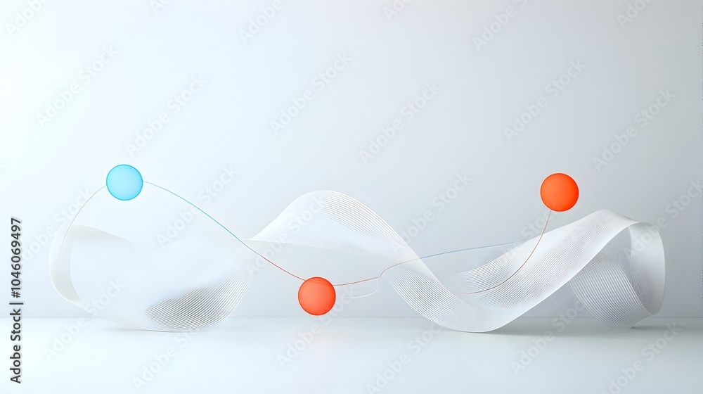 Poster Smooth Flowing Gradient Curves Portraying Minimalist Motion and Fluidity   Abstract Wave like Background with Soft Gradients and Clean Aesthetic
